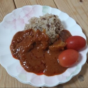 雑穀米ご飯で夏カレー✨